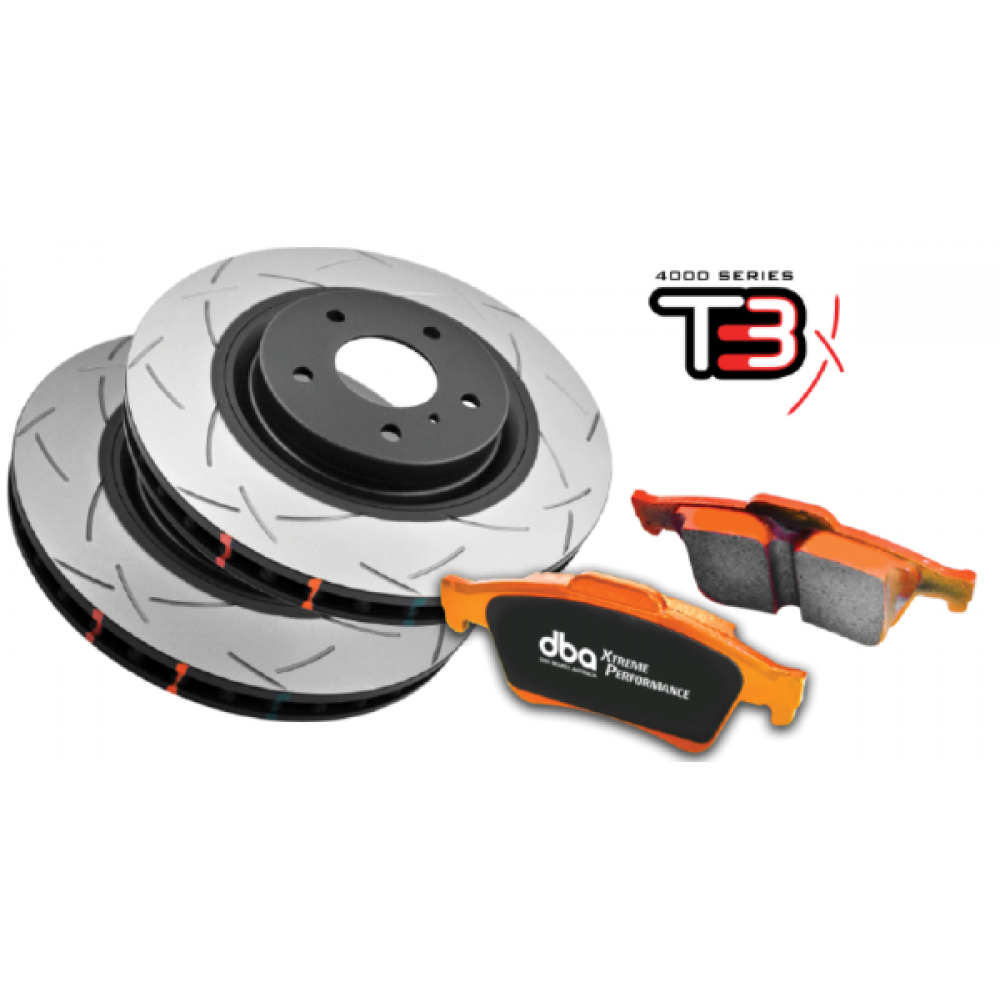 Κιτ δισκόπλακες και τακάκια εμπρός της DBA για Honda S2000 Σειρά 4000 Τ3 (DBA 4482S-1452XP)