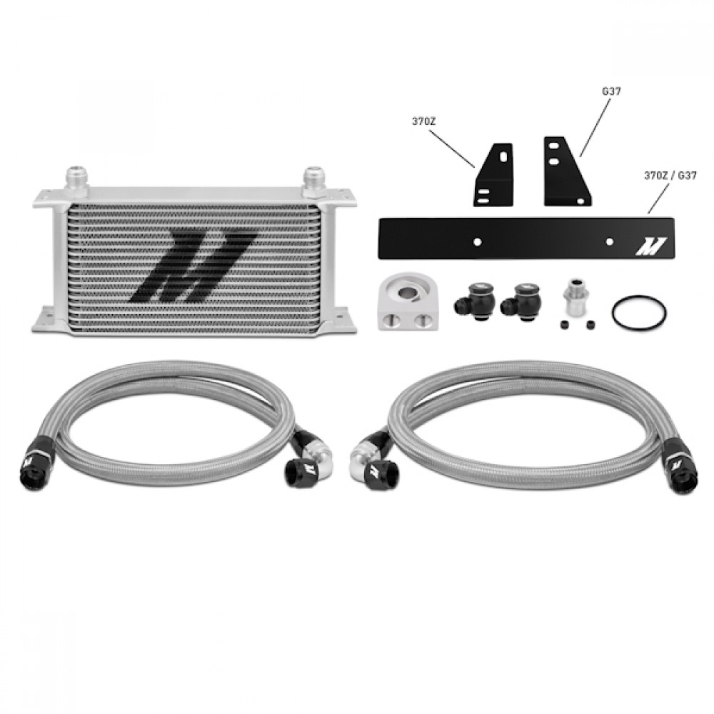 Ψυγείο λαδιού, κιτ με θερμοστάτη, της Mishimoto για Nissan 370Z (MMOC-370Z-09T)