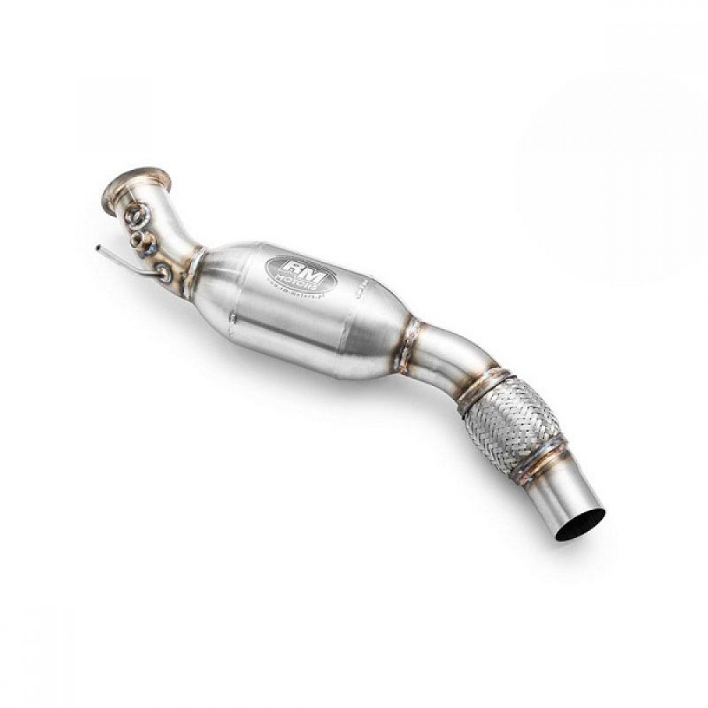 Downpipe με καζανάκι της RM Motors για BMW E81,E82,E87,E88,116d,118d,120d,123d / E60,E61 520d / E84 X1 18d,20d / E90,E91,E92,E93 316d,318d,320d N47 (111105S)