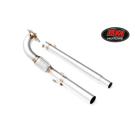 Downpipe της RM Motors για VW Passat B6,B7 / VW Scirocco, R MK3 / VW Jetta MK5,MK6 / Seat Leon FR, Cupra MK2 / Audi A3 8P / VW Golf V,VI GTi / Skoda Octavia RS MK2 2.0 TSi+TFSi FWD (213104)