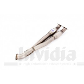 Downpipe Τιτανίου της Invidia για Nissan GTR R35 2x76mm / 1x80mm (CNS0901Ti)