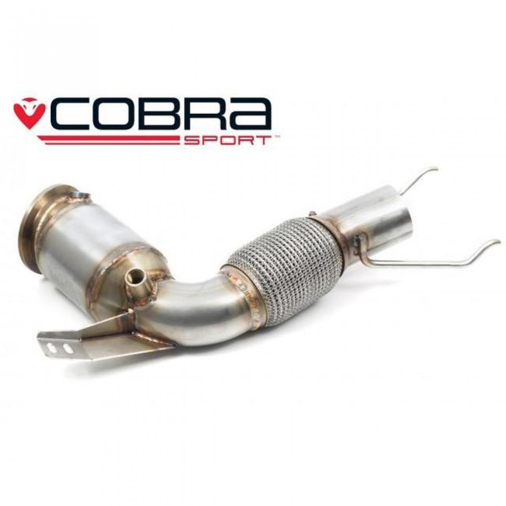 Downpipe με σπορ καταλύτη 200cell της Cobra Sport για Mini Cooper JCW F56 Facelift LCI GPF (MN36)