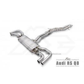 Εξάτμιση από καταλύτη και πίσω της FI Exhaust για Audi Q8 RS TFSi Quattro (AD-Q8RS-CBE)
