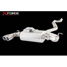 Εξάτμιση από καταλύτη και πίσω της XForce για BMW F20 125i 2011+ 63mm (ES-BF20-125-VMK-CBS)