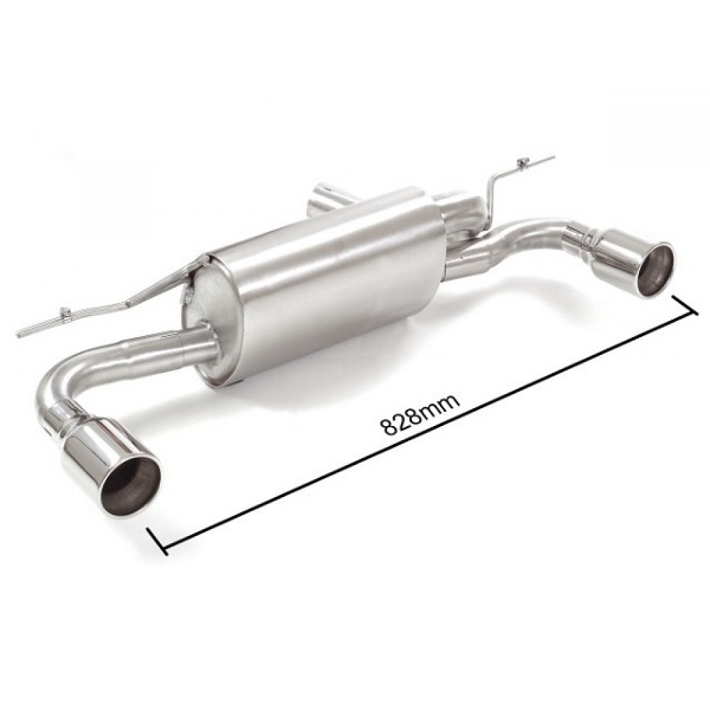 Τελικό εξάτμισης 90mm της Ragazzon για BMW Σειρά 1 F20 116i B38 15-19 (50.0847.05)
