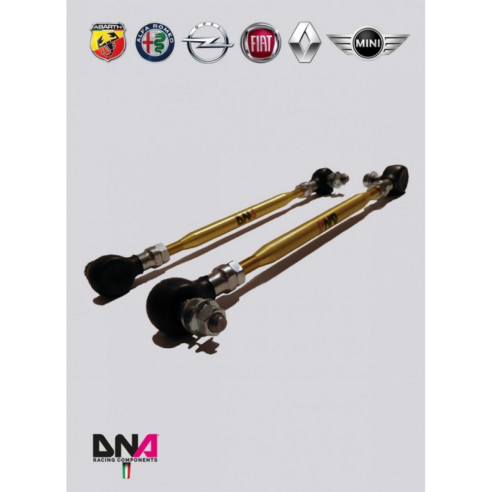 Μπαράκια αντιστρεπτικής της DNA Racing για Fiat 500 EU - Abarth incl. / Fiat Grande Punto - Abarth incl. / Alfa Romeo Mito / Opel Corsa D / Opel Corsa E / Mini R50-R52-R53 / Mini R55-R56-R57 - Cooper incl. / Renault Clio III - RS incl. (PC0293)