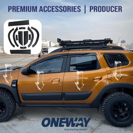 Bodykit της Oneway Automotive για DACIA Duster Series 2 2018+ Parkassist (BK12.005)