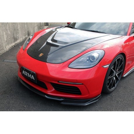 Carbon spoiler εμπρός της Armaspeed για Porsche Boxster / Cayman 718 2.0 / 2.5l (1CCPS21F07-A-GLOSS)