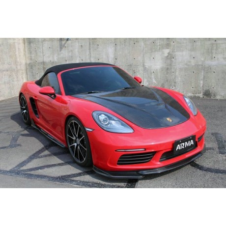 Carbon spoiler εμπρός της Armaspeed για Porsche Boxster / Cayman 718 2.0 / 2.5l (1CCPS21F07-A-GLOSS)