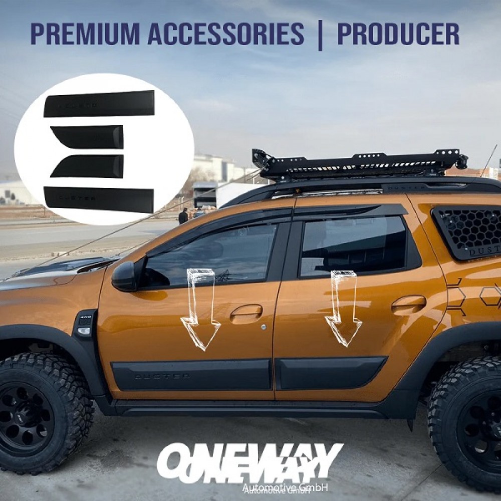 Σετ πλαϊνές φάσες της Oneway Automotive για DACIA Duster Series 2 2018+ (BC05.001)