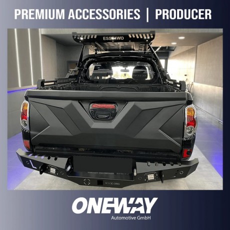 Προστατευτικό κάλυμμα πόρτας πορτμπαγκάζ της Oneway Automotive για MITSUBISHI L200 Triton Series 4 2010-2014 (TC07.006)