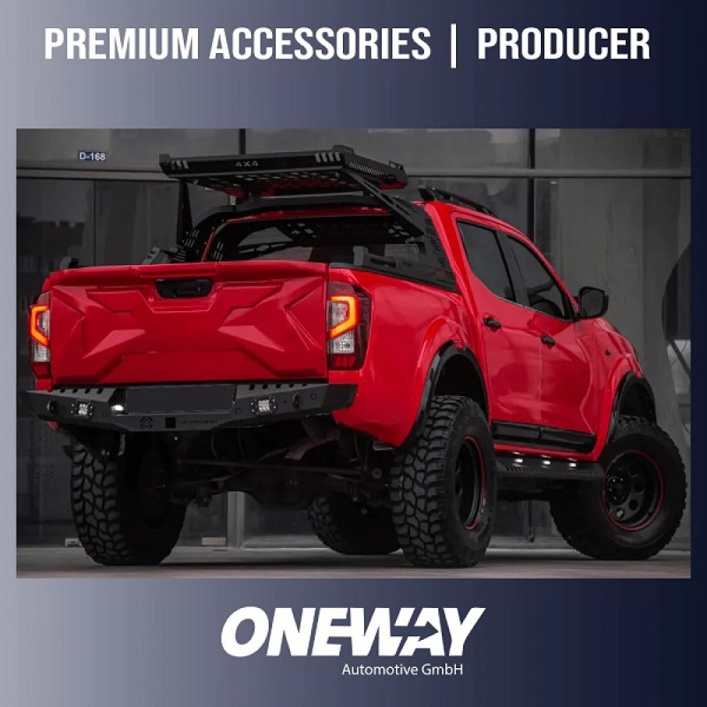 Προστατευτικό κάλυμμα πόρτας πορτμπαγκάζ της Oneway Automotive για NISSAN Navara NP300 (D23) 2014-2021 (TC07.008)