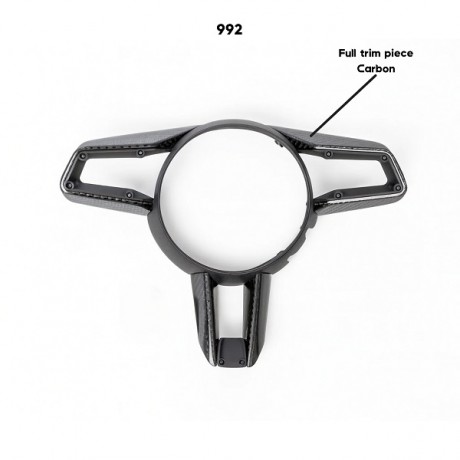 Carbon Fiber Ακτίνες Τιμονιού της Kumo Carbon για Porsche 911 992 (PO-SWT001)